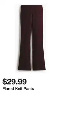 H&M Flared Knit Pants offer