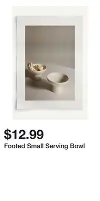 H&M Footed Small Serving Bowl offer