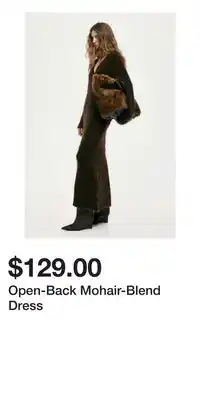 H&M Open-Back Mohair-Blend Dress offer