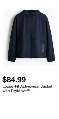 H&M Loose-Fit Activewear Jacket with DryMove offer