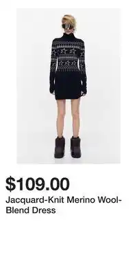 H&M Jacquard-Knit Merino Wool-Blend Dress offer