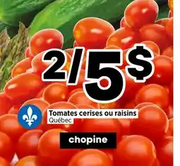 Val-Mont Tomates cerises ou raisins Québec offer