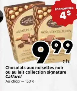 Val-Mont Chocolats aux noisettes noir ou au lait collection signature Caffarel offer