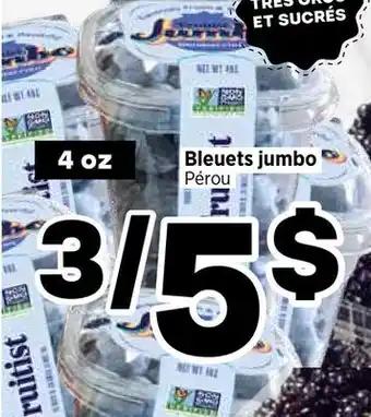 Val-Mont 4 oz Bleuets jumbo offer