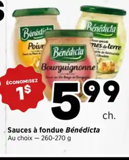 Val-Mont Sauces à fondue Bénédicta offer