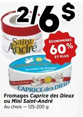 Val-Mont Fromages Caprice des Dieux ou Mini Saint-André offer