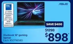 Walmart Asus Vivobook 16" gaming laptop offer