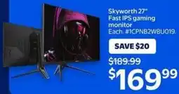 Walmart Skyworth 27" Fast IPS gaming monitor offer