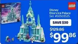 Walmart Disney Elsa's Ice Palace Set offer