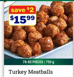 M & M Food Market Turkey Meatballs offer