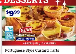 M & M Food Market Portuguese Style Custard Tarts offer