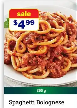 M & M Food Market Spaghetti Bolognese offer