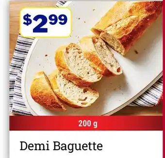 M & M Food Market Demi Baguette offer