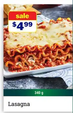 M & M Food Market Lasagna offer