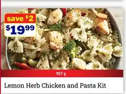 M & M Food Market Lemon Herb Chicken and Pasta Kit offer