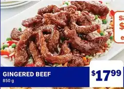 M & M Food Market GINGERED BEEF offer