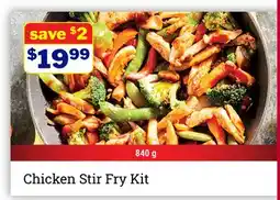 M & M Food Market Chicken Stir Fry Kit offer
