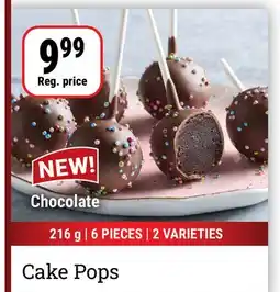 M & M Food Market Chocolate Cake Pops offer
