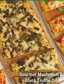 M & M Food Market Gourmet Mushroom and Black Truffle Oil Flatbread offer