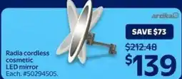 Walmart Artika radia cordless cosmetic led mirror offer