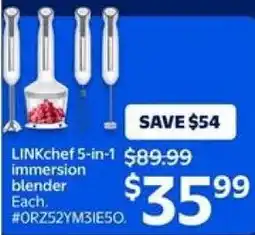 Walmart LINKchef 5-in-1 immersion blender offer