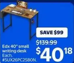 Walmart Edx 40" small writing desk offer