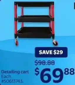 Walmart Detailing cart offer