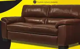 Leon's Maddox Leather Sofa - Cognac offer