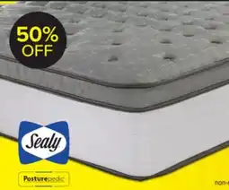 Leon's Sealy Posturepedic Correct Comfort 6 Firm Eurotop Queen Mattress offer
