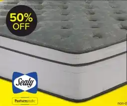 Leon's Sealy Posturepedic Correct Comfort III Firm Eurotop Queen Mattress offer