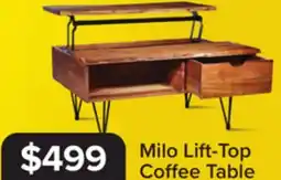 Leon's Milo 40 Lift Top Coffee Table - Natural offer