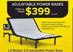 Leon's L2 Motion Twin XL Adjustable Base 2.0 offer