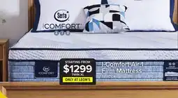 Leon's Serta iComfort AIR 1 Firm 11.5 offer