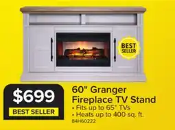 Leon's Granger 60 Fireplace TV Stand - Antique White offer