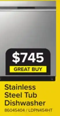 Leon's LG Smudge Resistant Stainless Steel Dishwasher with QuadWash - LDPN454HT offer