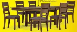 Leon's Brook Bay 7 Piece Extendable Dining Set - Sand, Brown offer
