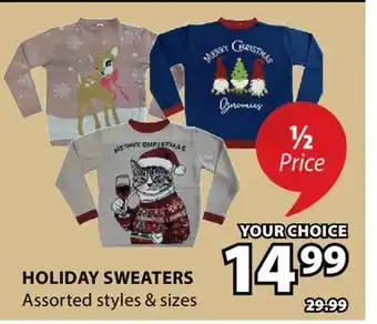 JYSK HOLIDAY SWEATERS offer