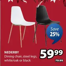 JYSK NEDERBY Dining chair offer