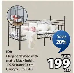 JYSK IDA Elegant daybed offer