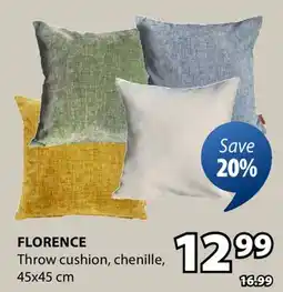 JYSK FLORENCE Throw cushion offer