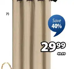 JYSK BOLSENA Blackout curtain offer