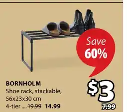 JYSK BORNHOLM Shoe rack offer