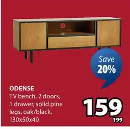 JYSK ODENSE TV bench offer
