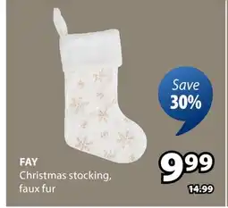 JYSK FAY Christmas stocking offer