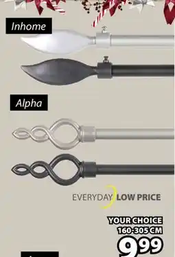 JYSK Inhome, Alpha Rods offer