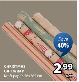 JYSK CHRISTMAS GIFT WRAP offer