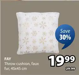 JYSK FAY Throw cushion offer