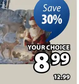 JYSK TOBIN CHRISTMAS CUSHION COVER offer