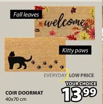 JYSK COIR DOORMAT offer