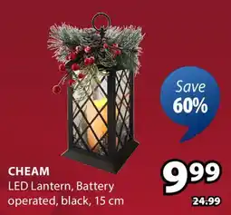 JYSK CHEAM LED Lantern offer